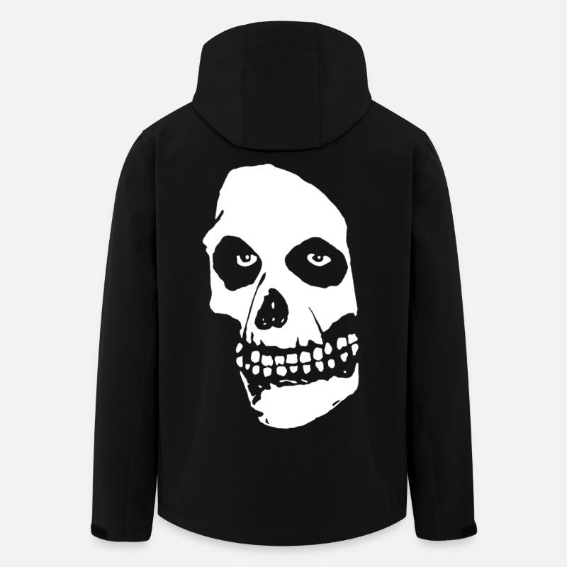 Halloween Horror Skull - Men’s Recycled Softshell Jacket by Stanley/Stella - black