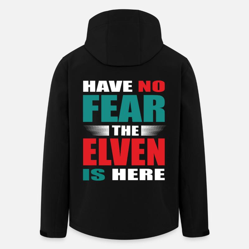 N’ayez crainte, l’elfe est là Tenue - Veste softshell homme en polyester recyclé Stanley/Stella - noir