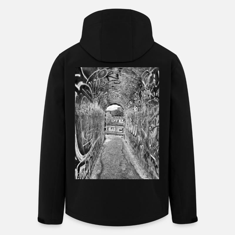 Züri Letten - Recycelte Männer Softshell-Jacke von Stanley/Stella - Schwarz