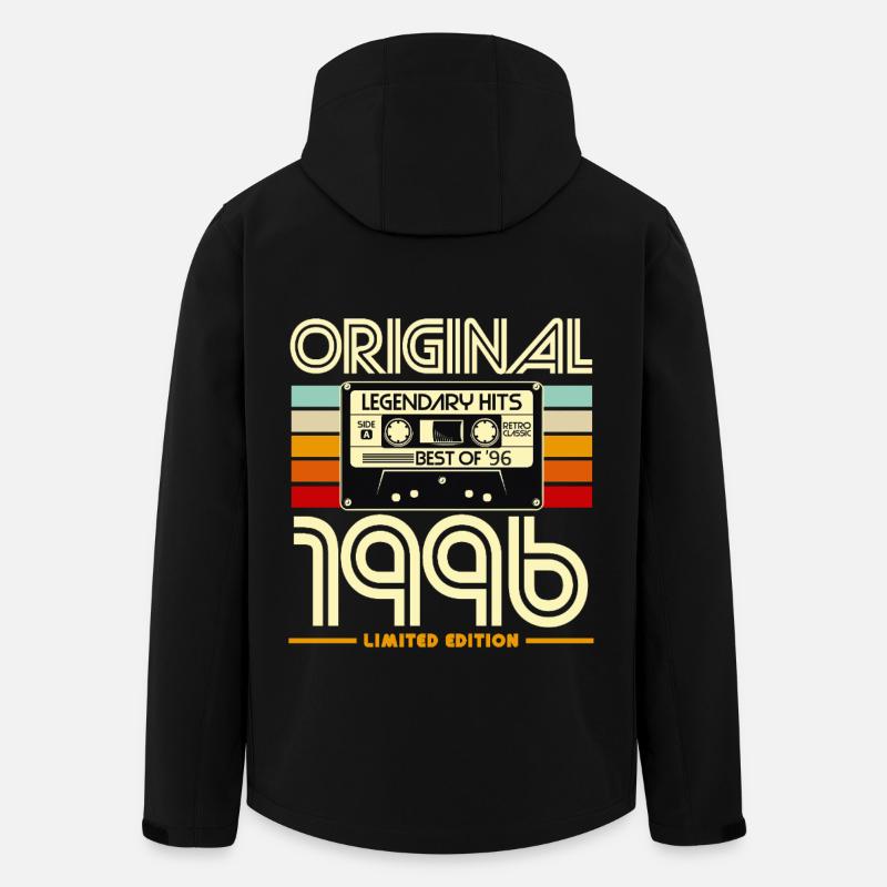 Original-Kassetten-Limited von 1996 - Recycelte Männer Softshell-Jacke von Stanley/Stella - Schwarz