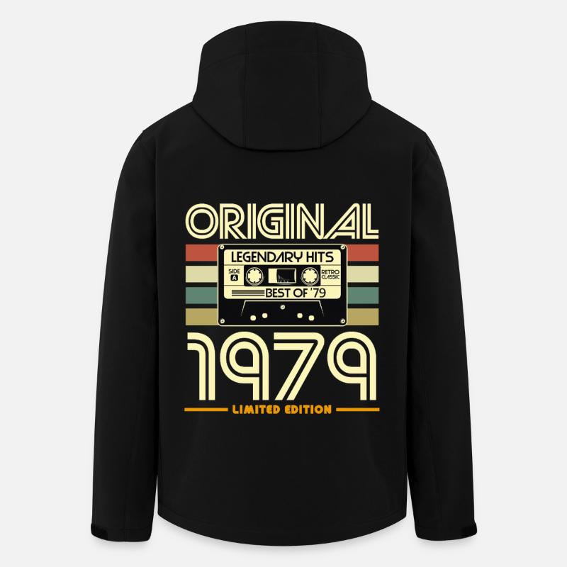 Original 1979 Retro Legends - Men’s Recycled Softshell Jacket by Stanley/Stella - black