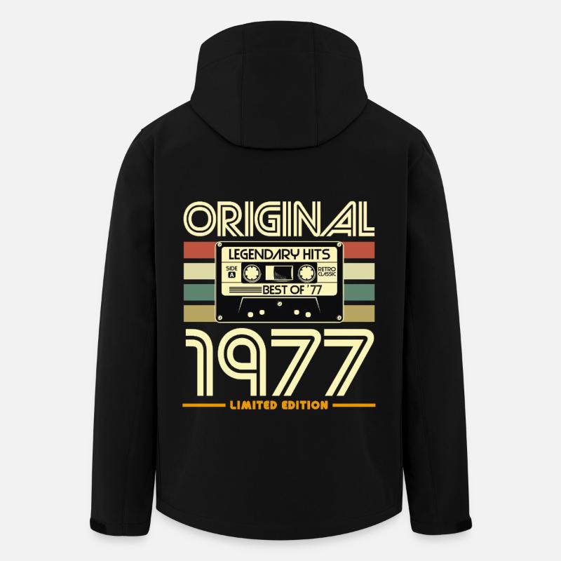 Original 1977 Limited Edition - Veste softshell homme en polyester recyclé Stanley/Stella - noir