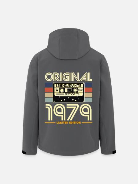 Original 1979 Édition Limitée - Veste softshell homme en polyester recyclé Stanley/Stella - noir