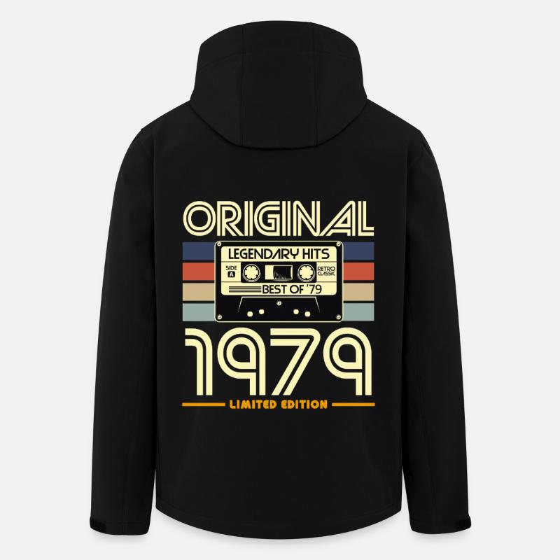 Original 1979 Édition Limitée - Veste softshell homme en polyester recyclé Stanley/Stella - noir