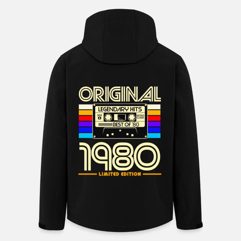 Original 1980 Limited Edition - Men’s Recycled Softshell Jacket by Stanley/Stella - black