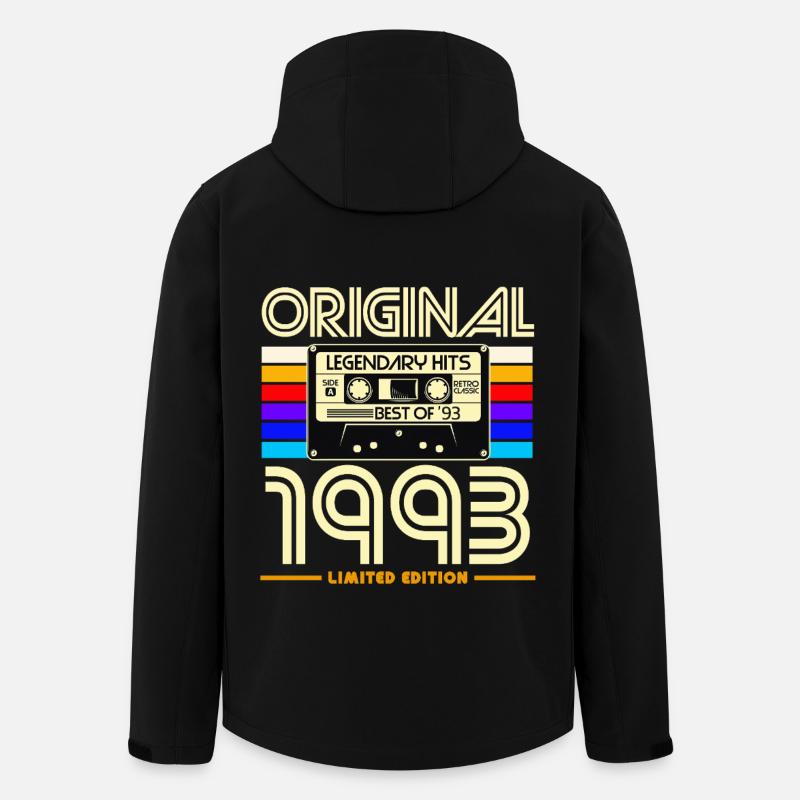 Original 1993 Limited Edition - Men’s Recycled Softshell Jacket by Stanley/Stella - black