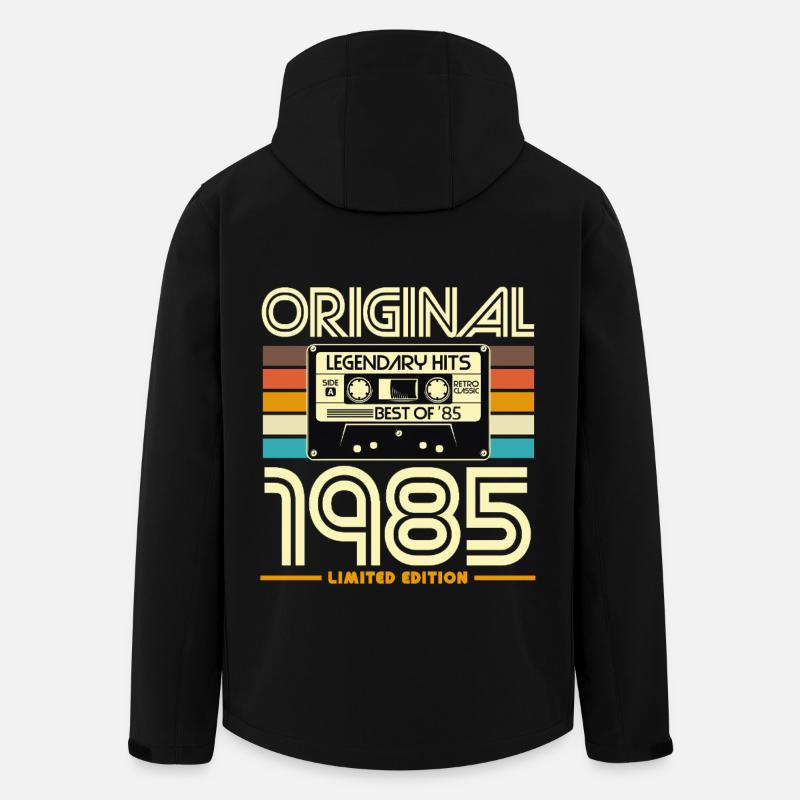 Original 1985 Limited Edition - Veste softshell homme en polyester recyclé Stanley/Stella - noir
