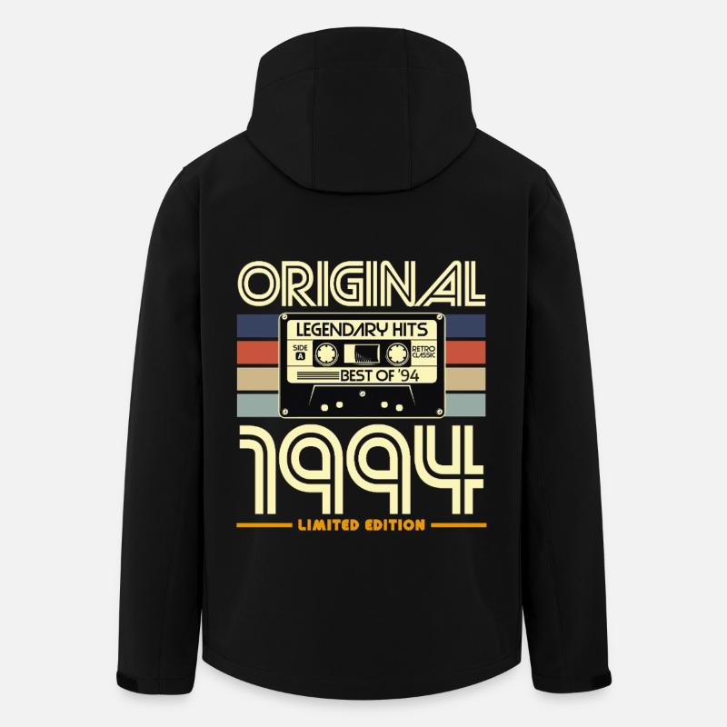 Original 1994 Legacy Cassette - Veste softshell homme en polyester recyclé Stanley/Stella - noir