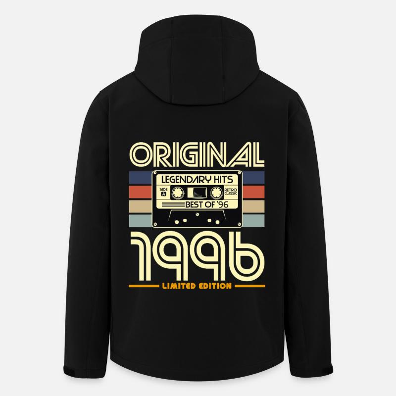 Original 1996  - Veste softshell homme en polyester recyclé Stanley/Stella - noir