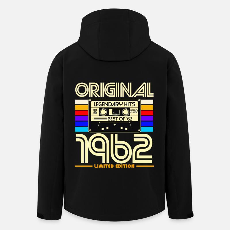 Original 1962 Limited Cassette - Veste softshell homme en polyester recyclé Stanley/Stella - noir