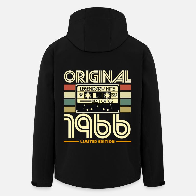 Cassette 1966 Edition Limitee - Veste softshell homme en polyester recyclé Stanley/Stella - noir