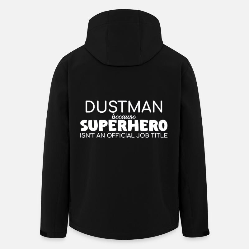 Dustman Superhero - Recycelte Männer Softshell-Jacke von Stanley/Stella - Schwarz