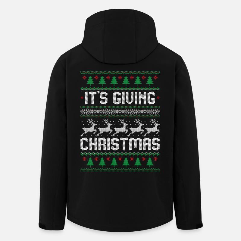 C’est donner Noël - Veste softshell homme en polyester recyclé Stanley/Stella - noir