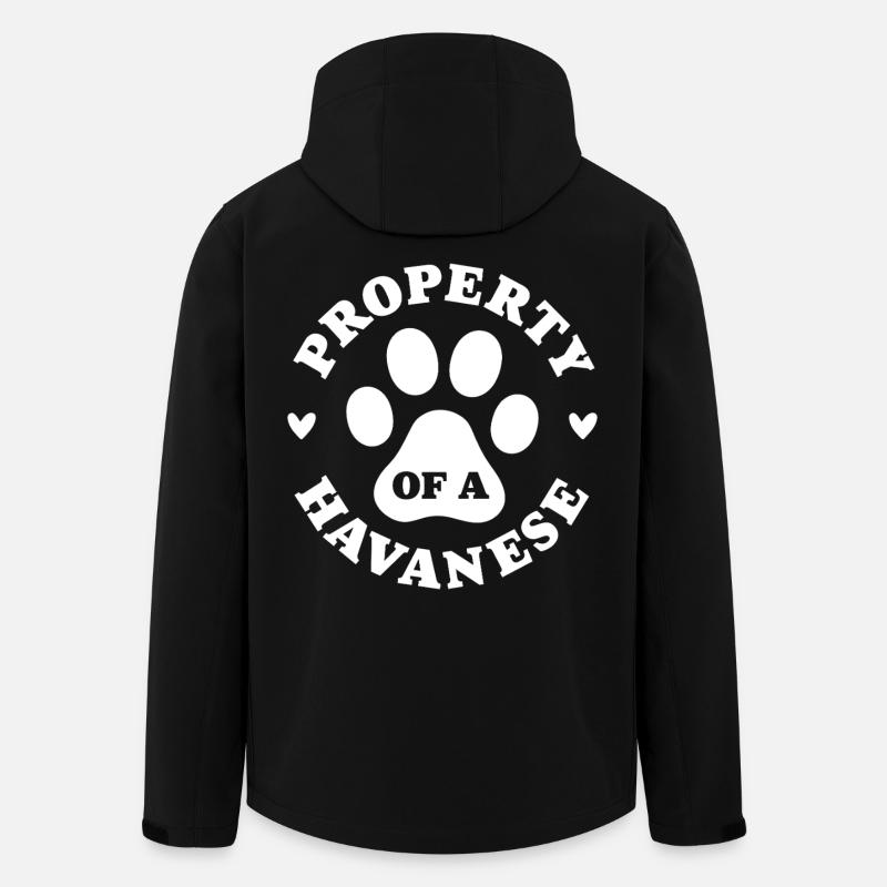 Property of a Havanese - Men’s Recycled Softshell Jacket by Stanley/Stella - black