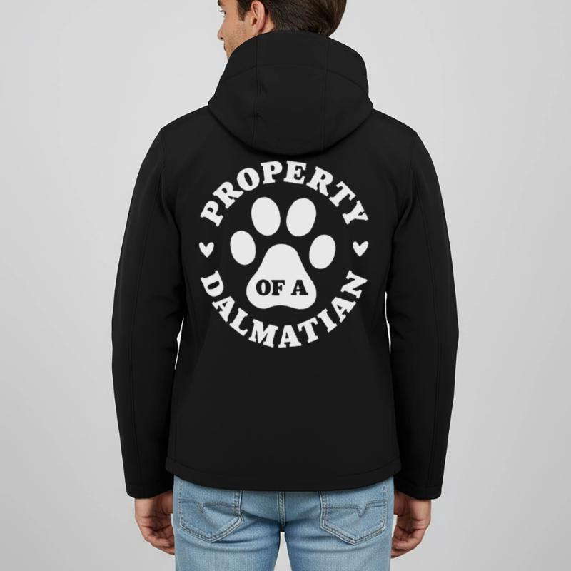 Eigentum eines Dalmatiners Recycelte Männer Softshell-Jacke von Stanley/Stella