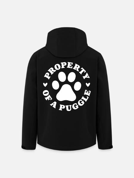 Propriété d’un Puggle - Veste softshell homme en polyester recyclé Stanley/Stella - noir