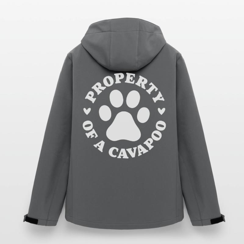 Eigentum eines Cavapoo Recycelte Männer Softshell-Jacke Discoverer von Stanley/Stella