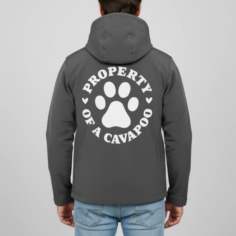 Eigentum eines Cavapoo Recycelte Männer Softshell-Jacke Discoverer von Stanley/Stella