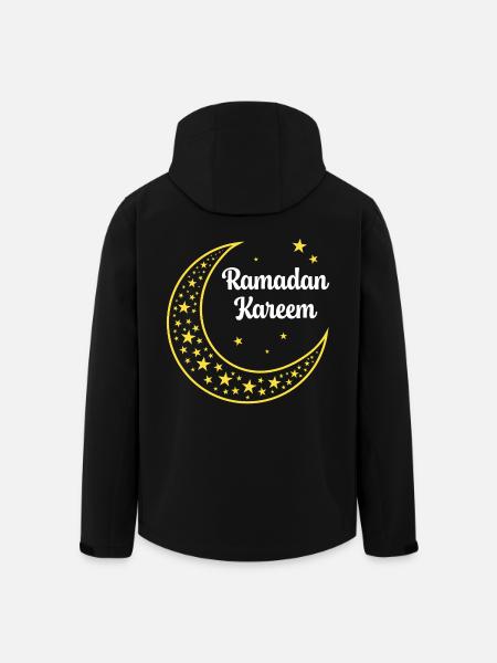 Ramadan Kareem - Men’s Recycled Softshell Jacket by Stanley/Stella - black