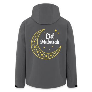 Aïd Moubarak - Veste softshell homme en polyester recyclé Stanley/Stella - charbon - Dos - AI Model Male 185 light (185cm)