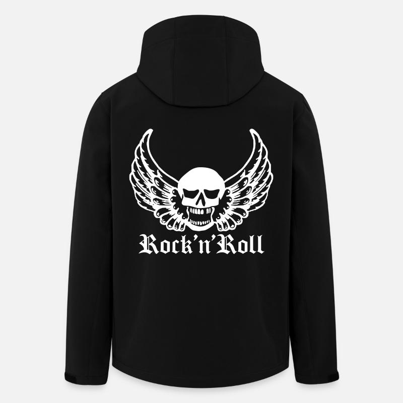 rock'n'roll - Men’s Recycled Softshell Jacket by Stanley/Stella - black