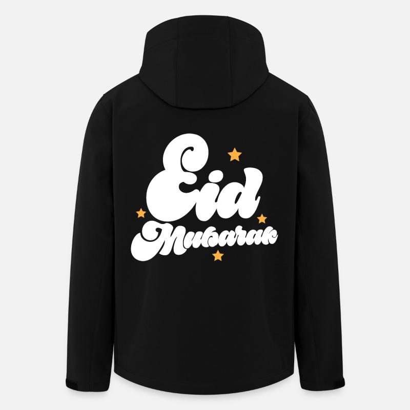 Eid Mubarak - Men’s Recycled Softshell Jacket by Stanley/Stella - black