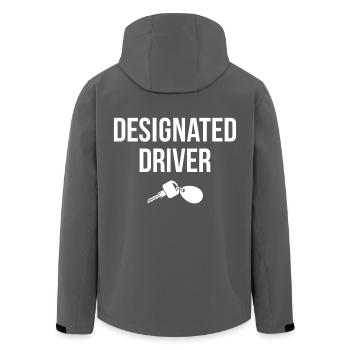 Conducteur désigné - Veste softshell homme en polyester recyclé Stanley/Stella - charbon - Dos - AI Model Male 185 light (185cm)