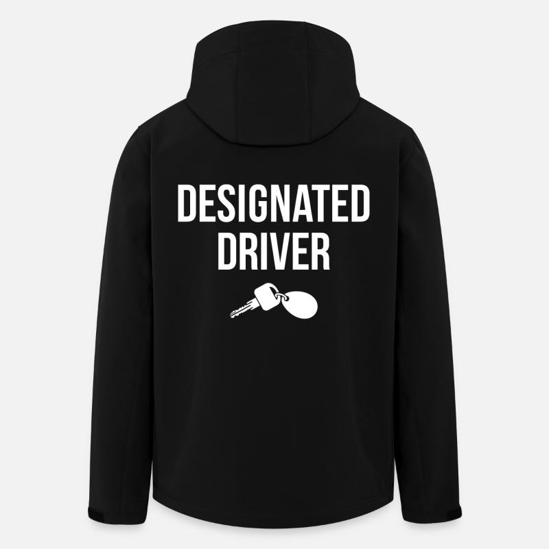 Designierter Fahrer - Recycelte Männer Softshell-Jacke von Stanley/Stella - Schwarz