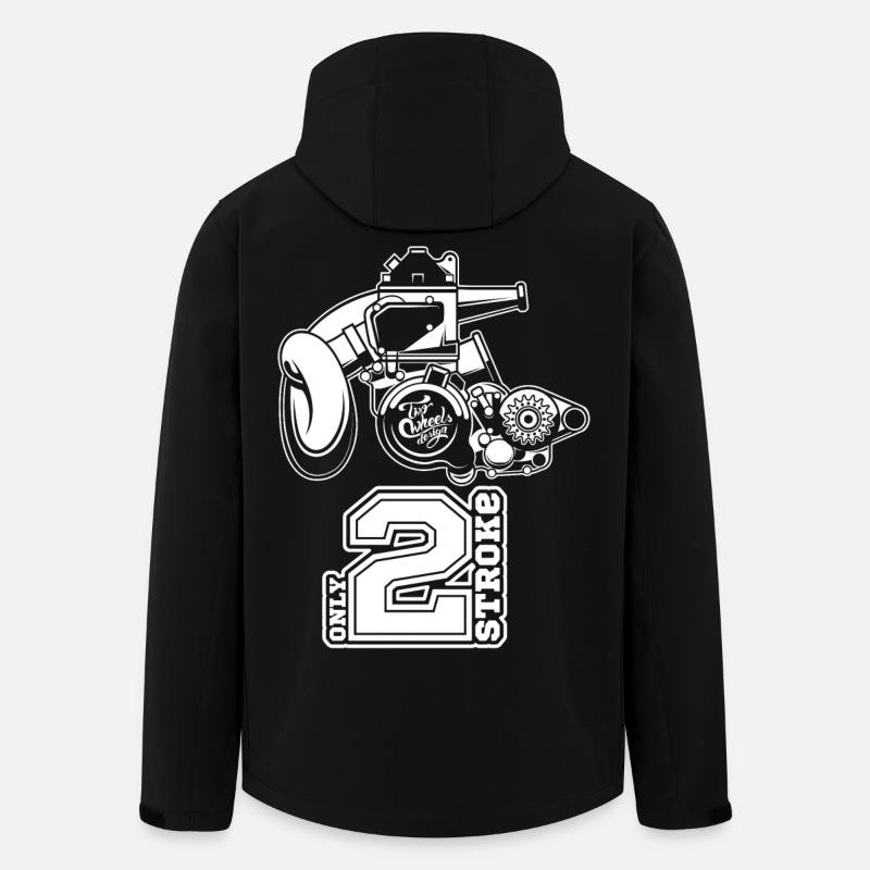 Motor 2T - Recycelte Männer Softshell-Jacke von Stanley/Stella - Schwarz