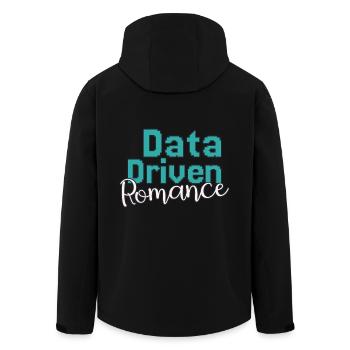 Data Science Valentinstag Romance - Recycelte Männer Softshell-Jacke von Stanley/Stella - Schwarz - Hinten - AI Model Male 185 light (185cm)