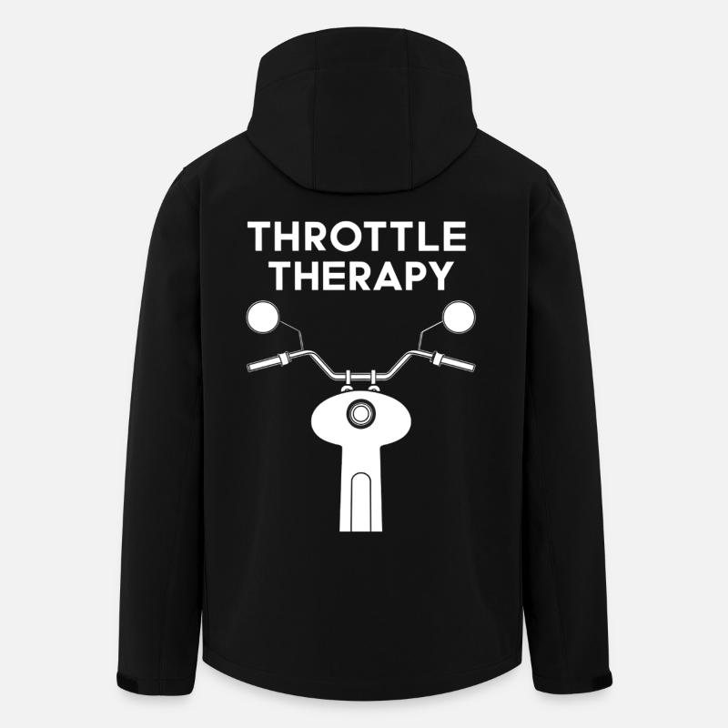 Throttle Therapy - Men’s Recycled Softshell Jacket by Stanley/Stella - black