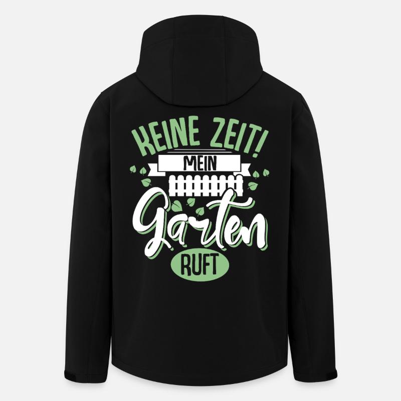 Garten Schrebergarten - Recycelte Männer Softshell-Jacke von Stanley/Stella - Schwarz