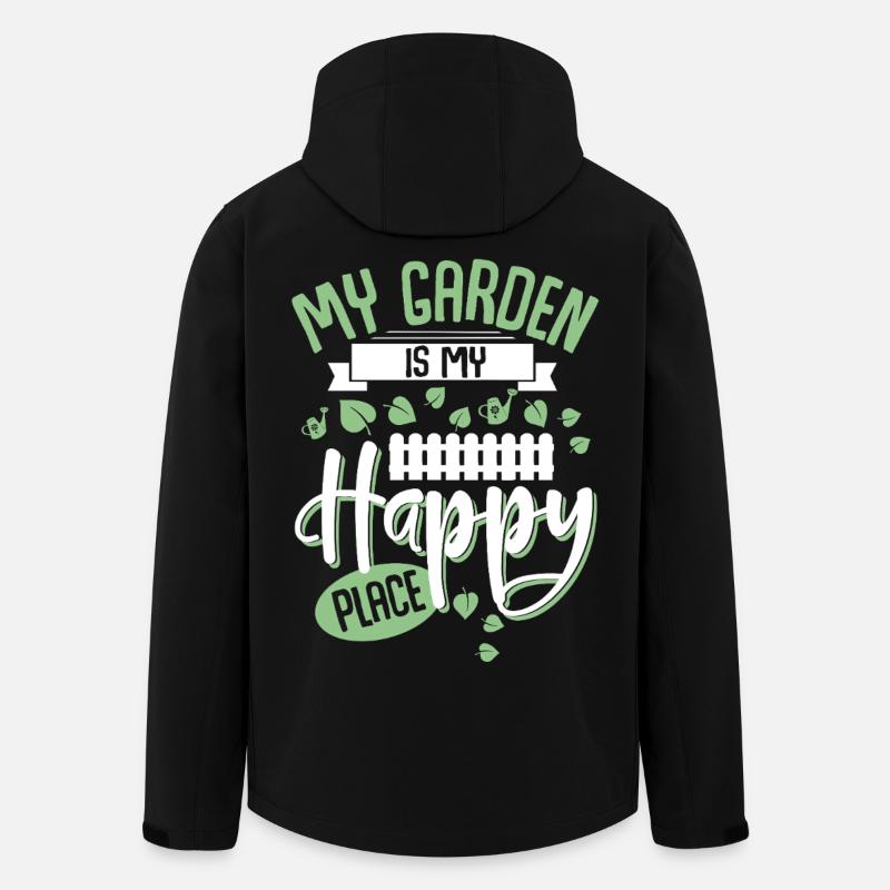 Garten Schrebergarten - Recycelte Männer Softshell-Jacke von Stanley/Stella - Schwarz