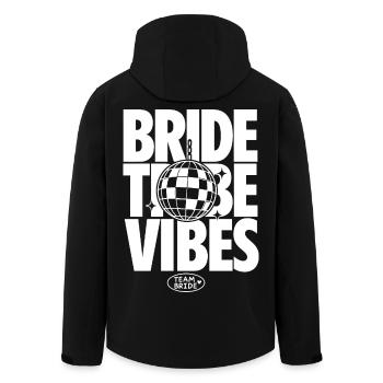Bride Tribe Vibes Team Bride - Veste softshell homme en polyester recyclé Stanley/Stella - noir - Dos - AI Model Male 185 light (185cm)