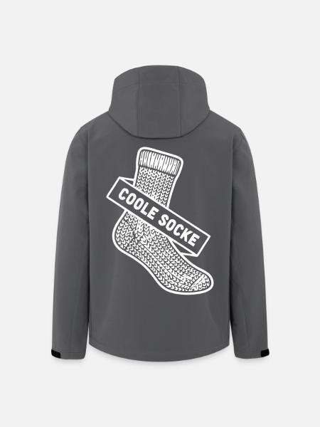 Coole Socke Banner - Recycelte Männer Softshell-Jacke von Stanley/Stella - Schwarz