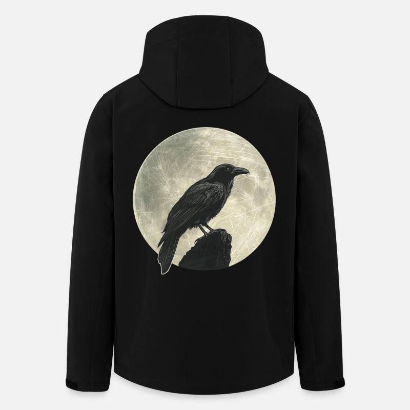 Rabe - Recycelte Männer Softshell-Jacke Discoverer von Stanley/Stella - Schwarz