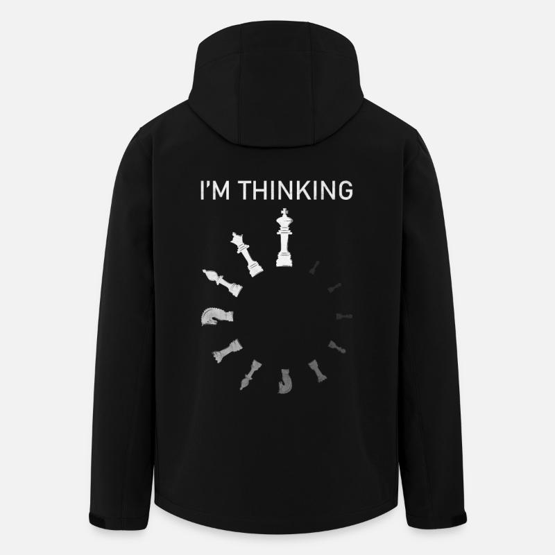 I m Thinking Chess - Men’s Recycled Softshell Jacket by Stanley/Stella - black