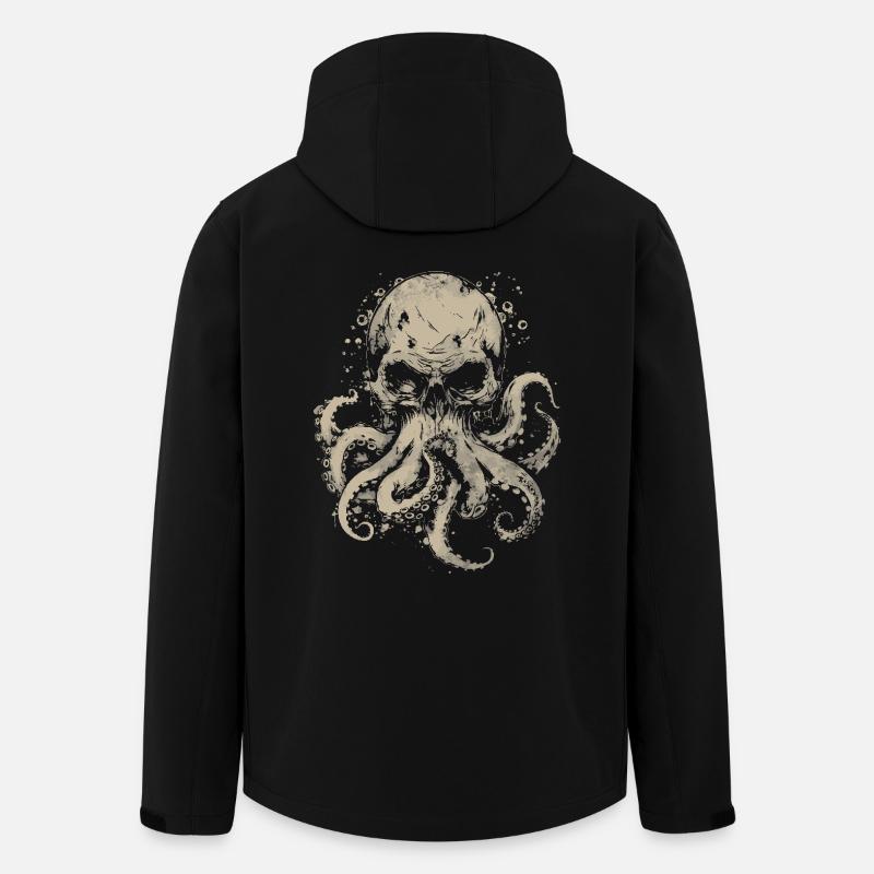 Horror Kraken - Men’s Recycled Softshell Jacket by Stanley/Stella - black
