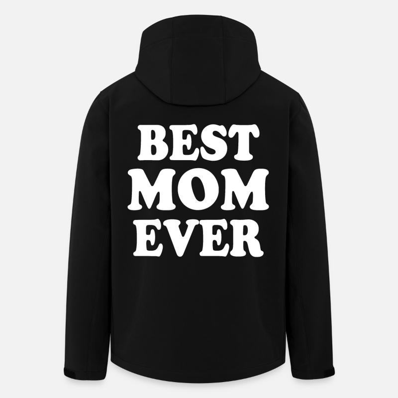 Best mom ever - Veste softshell homme en polyester recyclé Stanley/Stella - noir