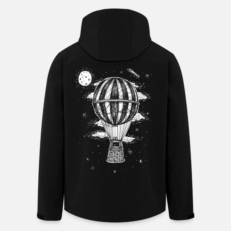 Baloon - Men’s Recycled Softshell Jacket by Stanley/Stella - black