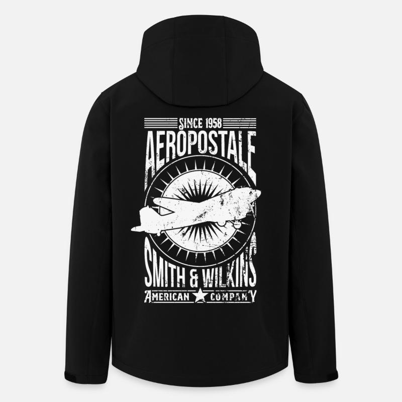 Aeropostale - Men’s Recycled Softshell Jacket by Stanley/Stella - black
