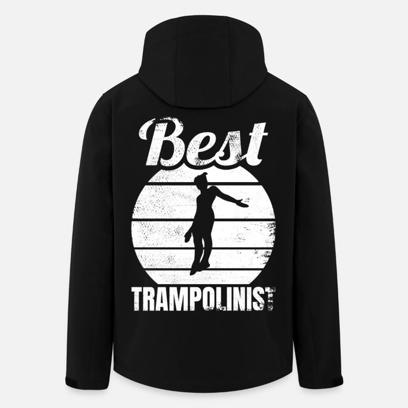Drôle de pull trampoline - Veste softshell homme en polyester recyclé Stanley/Stella - noir