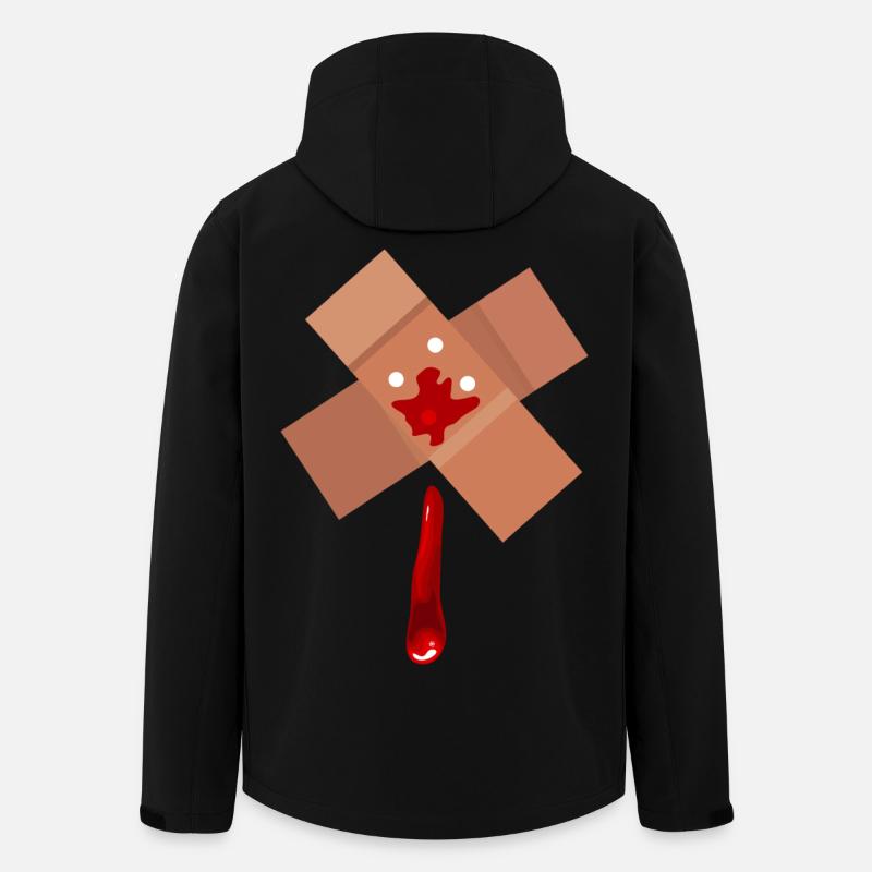 Wounded - Men’s Recycled Softshell Jacket Discoverer by Stanley/Stella - black