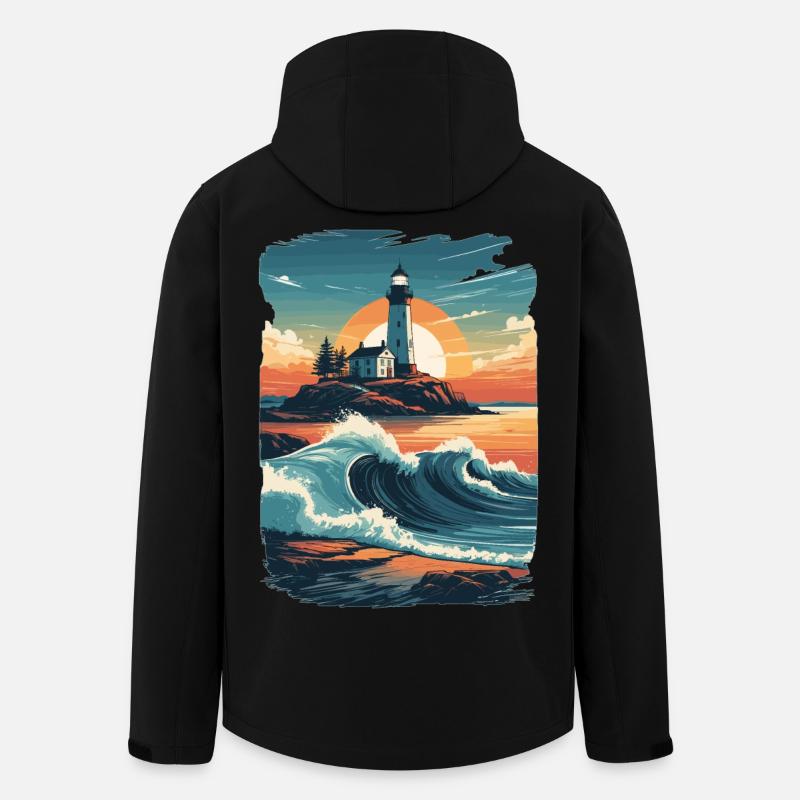 Phare - Veste softshell homme en polyester recyclé Stanley/Stella - noir