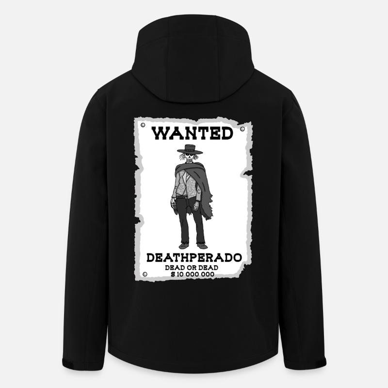 Skelett Cowboy - Recycelte Männer Softshell-Jacke von Stanley/Stella - Schwarz