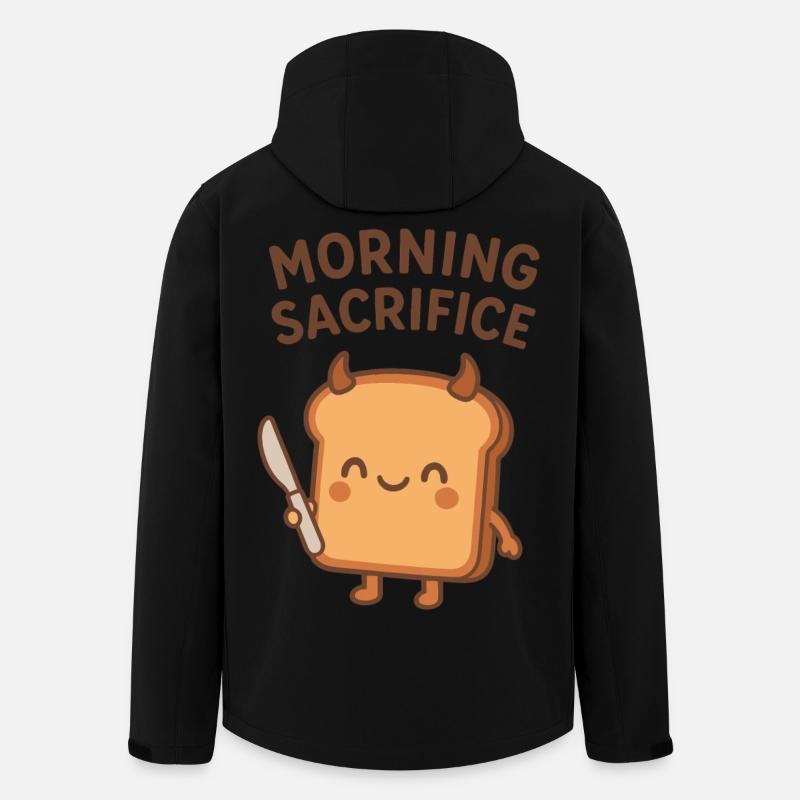 Morgendlicher Opfer-Toast - Recycelte Männer Softshell-Jacke von Stanley/Stella - Schwarz