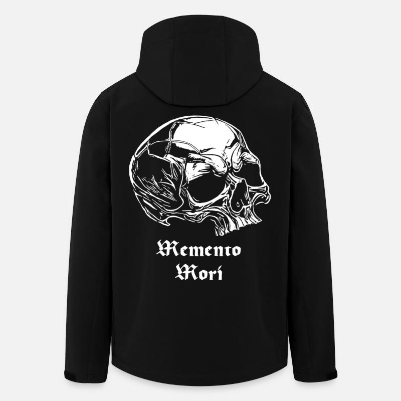 Memento Mori skull - Men’s Recycled Softshell Jacket by Stanley/Stella - black