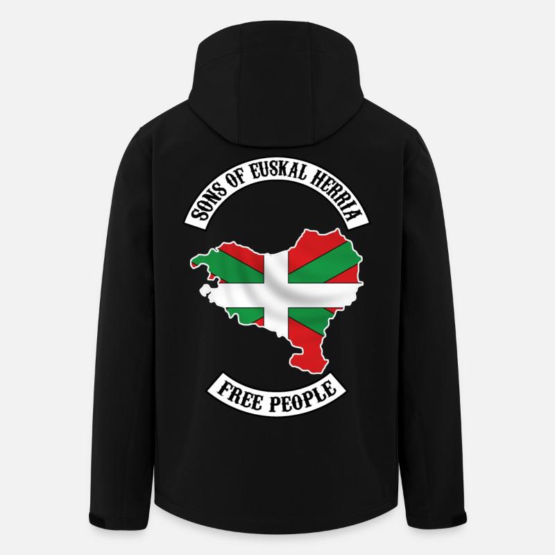 sons of euskal herria 6 - Veste softshell homme en polyester recyclé Stanley/Stella - noir