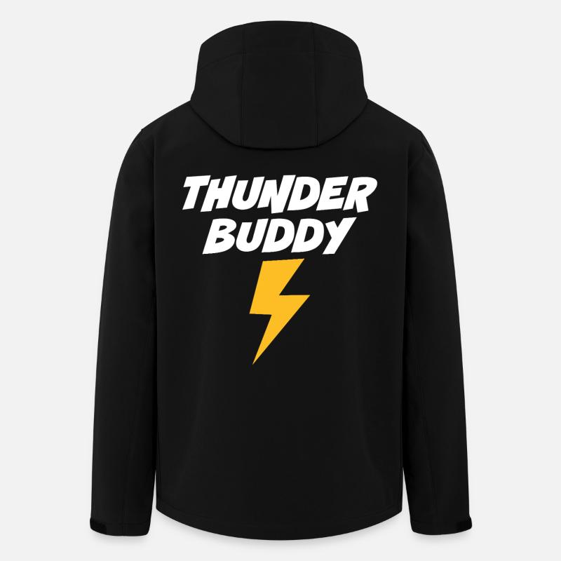 Thunder Buddy - Men’s Recycled Softshell Jacket by Stanley/Stella - black
