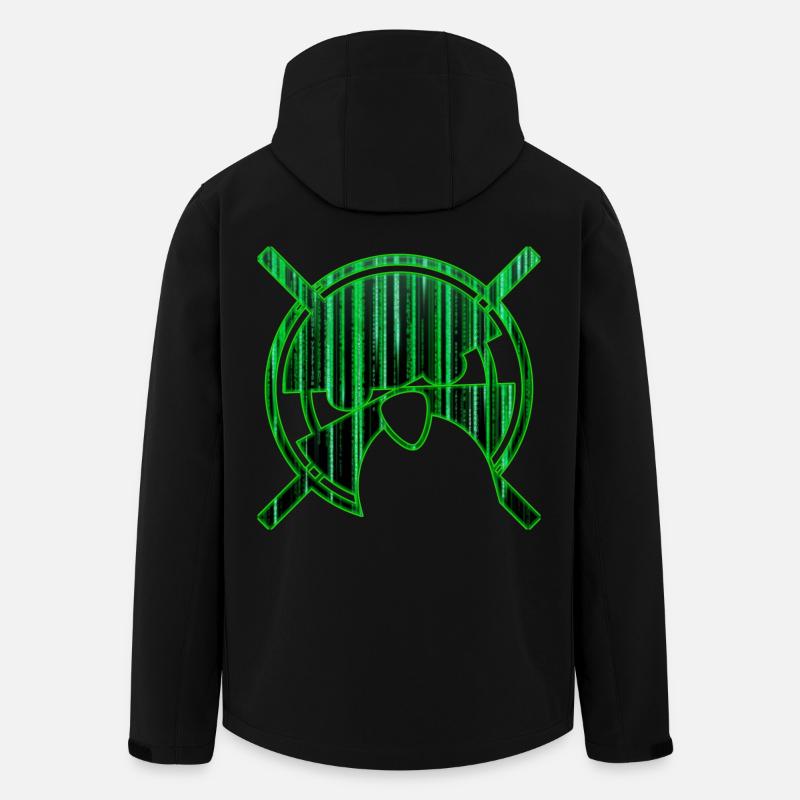 linux-Geek - Men’s Recycled Softshell Jacket by Stanley/Stella - black